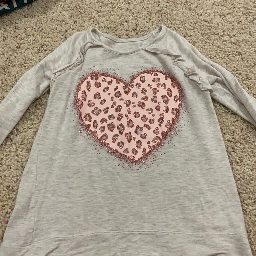 Long sleeve heart justice tee